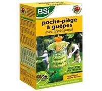 BSI - Poche-Piège A Guêpes Et Frelons - Adapté Aux Frelons Asiatiques - Naturel - Avec Appât