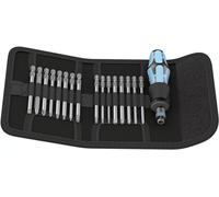 Poche pliante de 17 pcs avec embouts acier inoxydable de 89mm Wera