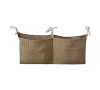 Poche Pour Berceau De Bébé - Sac De Rangement Portable Pour Chevet De Chambre D'enfant, Rangement Pour Couches En Coton | Accessoire De Literie À Deux Poches, Support Peu Encombrant Avec Scénario De P