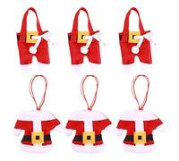 Poches à couverts de Noël Décoration De Sapin De Noël | Organisateurs pour couverts Pour Fêtes De Noël Arbre À Fourchettes Table Dîner Cuillère Couteaux
