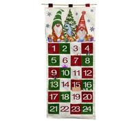 Poches Calendrier De L'Avent 24 Jours Grand Format Doux Et Portable Festif | Décoration Murale De L'Avent À Poches Pour Maison, Bureau, Salle De Bain, Chambre ole, Crèche