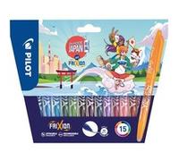 Frixion Ball - Pilot - Pointe Moyenne - 0.7 - Pochette De 15 Stylos Effaçables