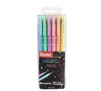 Pochette 6 Rollers gel encre pastel K108P 0, 8mm
