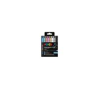 Pochette 8 Marqueurs Posca - Pc1mr - Couleurs Basiques - Pointe Extra Fine - 0,7mm
