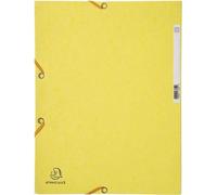 Pochette à 3 rabats - Pochette à élastique pour vos documents - Organisation efficace de vos documents - Carton de protection 400 g/m² - Format A4 24 x 32 cm