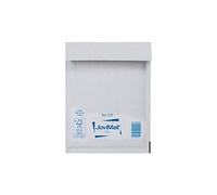 Pochette à bulles d'air kraft blanc 150 x 210 mm JoviMail Plus 92 g - Carton de 100 - Blanc -
