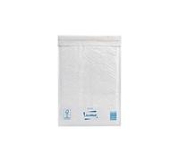 Pochette à bulles d'air kraft blanc 220 x 330 mm MailLite 92 g - Carton de 100 - Blanc -