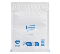 Pochette à bulles d'air plastique blanc 150 x 210 mm Mail Tuff - Carton de 100