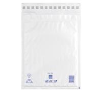 Pochette à bulles d'air plastique blanc 240 x 330 mm Mail Tuff - Carton de 100
