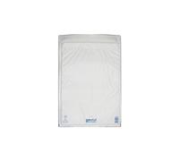 Pochette à bulles d'air plastique blanc 350 x 470 mm Mail Tuff - Carton de 75 - Blanc -