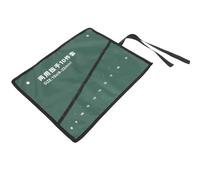 Pochette à Clés Outil Enroulable Vert en Toile, Double Couche Renforcée | Rangement Raisonné, Format Polyvalent, Usage Quotidien, Présent Saint Valentin