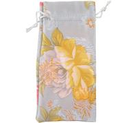 Pochette à Cordon en Tissu pour Peigne en Bois de Santal | Paquet Réutilisable pour Emballage, Rangement Multi-usage, Style Présent, Convient aux Fêtes de Saint-valentin et Showers