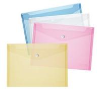 Herlitz Lot De 6 Pochettes Pour Documents A5 Pp Bleu / Transparent