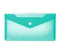 Pochette à documents, PP, format long, turquoise