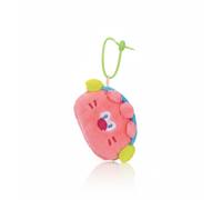 Pochette à monnaie en peluche motif chat SD, rose, 11 cm
