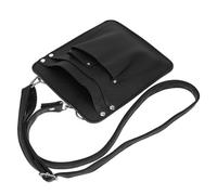 Pochette à Outils de Jardinage en PU Noir, Mains Dégagées | Fleuristes et Jardiniers, Porte-sécateurs Pratique, Rangement Ceinture, Ciseaux à Fleurs