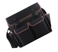Pochette à Outils D'électricien en Toile, Organisateur Noir | Rangement Organisé, Format Sacoche Pratique, Usage Électricien Professionnel, Toile Robuste, Couleur Noire
