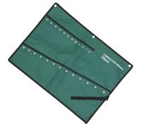 Pochette à Outils en Toile Oxford Verte, 25 Emplacements, Rangement | Sacoche Légère, Nettoyage Facile, Usage Quotidien, Design Simple et Fonctionnel pour Experts et Bricoleurs