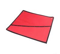 Pochette à outils en toile robuste 47 cm de rangement multi-tailles (10 | Tissu Oxford 600D, résistant à l'usure, durabilité à long terme, prêt pour l'atelier automobile, finition rouge