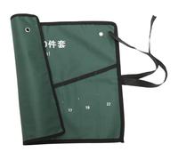 Pochette à Outils Enroulable Organiseur Multifonction en Toile Verte | Rangement Raisonnable, Usage Quotidien, Style Simple et Pratique, Idée Présent Saint-valentin