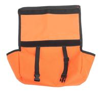 Pochette à Outils pour Échelle en Tissu, Orange, Grosse Capacité | Transport Facile, Rangement Réutilisable, Usage Chantier ou Entretien Domestique, Format Suspendu Pratique
