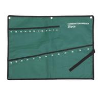 Pochette à Outils Suspendue 25 Emplacements, Rangement Vert Oxford | Fermeture Sécurisée, Empêche les Outils de Tomber, Nettoyage Facile, Usage Quotidien, Design Simple