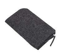 Pochette à Outils Zippée en Feutre Noire pour Rangement D’Outillage | Design Simple, Construction Renforcée, Usage Électronique et Pinceaux, Format Compact pour Transport