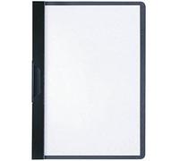 Pochette à pince Duraclip A5 pour 30 feuilles, noire, lot de 25 pièces