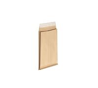 Pochette à soufflets 3 cm kraft brun armé 130 gr La Couronne 229 x 324 avec fenêtre 50 x 100 - Paquet de 50