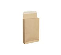 La Couronne Pochette à soufflets C4 229x324mm kraft brun armé 3cm 130g sans fenêtre - Paquet de 25