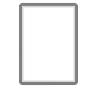 Pochette adhésive Magneto Tarifold argent- Poster A4 - Lot de 2