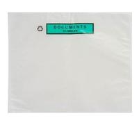 Pochette adhésive porte-document documents ci-inclus 320 x 250 mm - Boîte de 250 - Blanc G