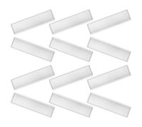 Pochette Adhésive Transparente 25 Pièces pour Étiqu PVC | Porte-étiquettes de Garde-manger, Design Autocollant Imperméable, Usage Polyvalent pour Tiroirs et Boîte Courrier