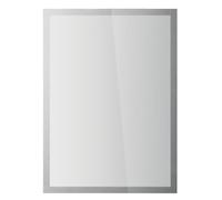Pochette auto-adhérente A3 Duraframe Sun Durable argent - Lot de 2