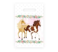 Pochette cadeau - AMSCAN - Poney - Lot de 8 - Multicolore - Motif fleurs