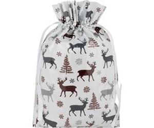 Pochette Cadeau Reindeer 29 cm x 42 cm blanc One Size