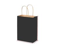 Pochette Cadeau Sacs en papier kraft | Étiquette, cadeau de vacances, emballage de restauration rapide à emporter, thé au lait et café(15x8x21cmx10pcs-04)