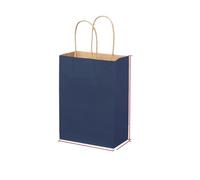 Pochette Cadeau Sacs en papier kraft | Étiquette, cadeau de vacances, emballage de restauration rapide à emporter, thé au lait et café(15x8x21cmx10pcs-03)