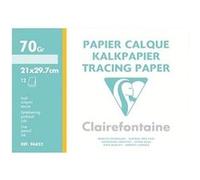 Pochette calque supérieur Clairefontaine 21x29,7 cm 12 Feuilles 70/75g G