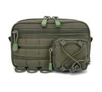 Pochette Ceinture Tactique Molle, Sac Tactique Ceinture, Sacoche Militaire Ceinture, Administratives Utilitaires avec Plusieurs Poches, Trousse de Secours Militaire pour Randonnée, Camping, Pêche