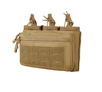 Pochette Chargeur Triple Dessus Ouvert, Pochette d'administration Tactique, Porte Chargeur 5.56/223/7.62 Molle, Sac à Outil Militaire pour Magazines Pistol