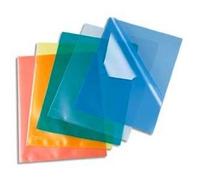 Esselte Chemise coins papier Leitz A4 160 g avec fenêtre Paquet de 100 Incolore