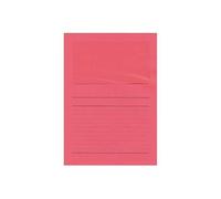 Pochette coin en papier avec fenêtre Elco rouge intense - boite de 100