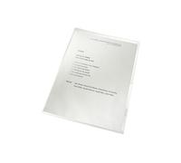 Chemise coin plastique LEITZ RECYCLE A4 polypropylène 13/100e recy incolore- Paquet de 100
