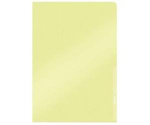 pochette coin Premium, format A4, PVC, jaune, 0,15 mm