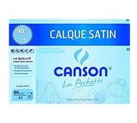 Pochette de 12 feuilles A4 Canson Calque Satin 90 g Bleu G