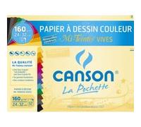 Pochette de 12 feuilles Canson Mi-teintes Vives G