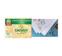 Pochette De Papier Canson 24x32cm 224g 12 Feuilles