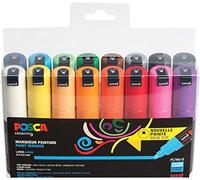 Marqueur posca pc7m pointe conique trait 4,5-5,5mm coloris assortis boite 16 unites