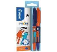 Pochette de 2 Stylos roller Pilot FriXion Ball Friends Sport Team Pointe Moyenne Multicolore